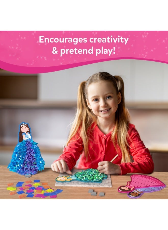 Skillmatics Poke-in Art Magical Princesses - Art & Craft Activity Mess-Free Art for Kids, DIY Craft Kits, Creative Activity, Fine Motor Skills, Gifts for Girls & Boys Ages 4, 5, 6, 7, 8, 9 - Image 5