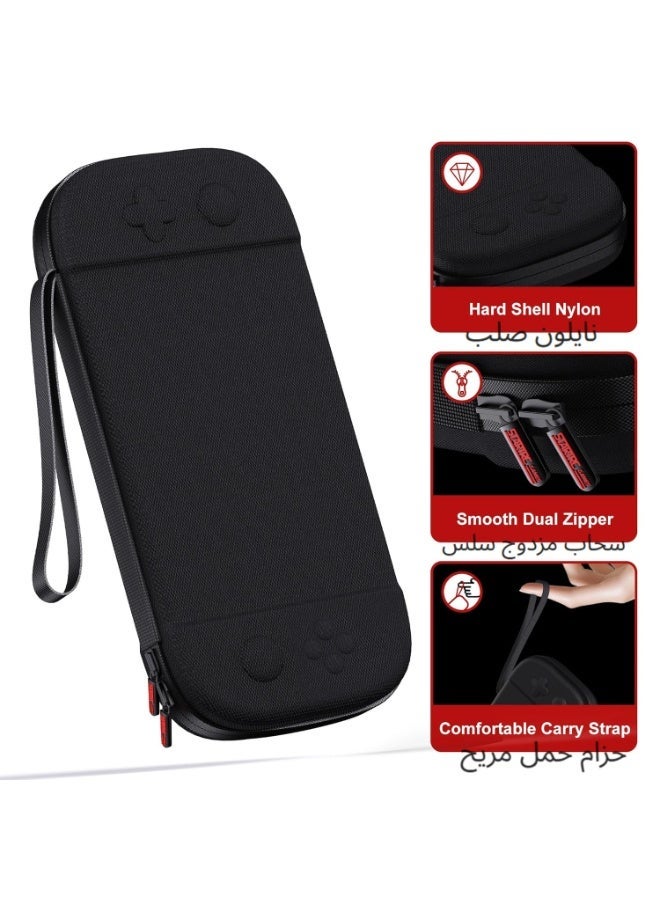 STARTRC GAMES Carrying Case for Switch 2, Travel Hard Shell Case with 12 Game Card Slots & 1 Screen Protector, Protective Bag for Switch 2 Console & Games Accessories - Image 4
