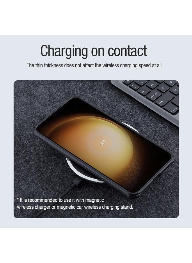 نيلكين جراب لهاتف Samsung Galaxy S24+ 5G Frosted Shield Pro جراب مغناطيسي Magsafe للهاتف - Image 5