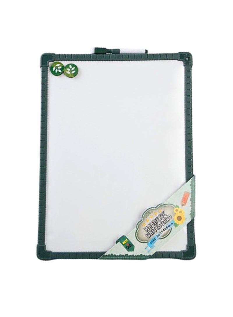 Magnetic Whiteboard Double-Sided 250X350MM Color Framed - Image 1