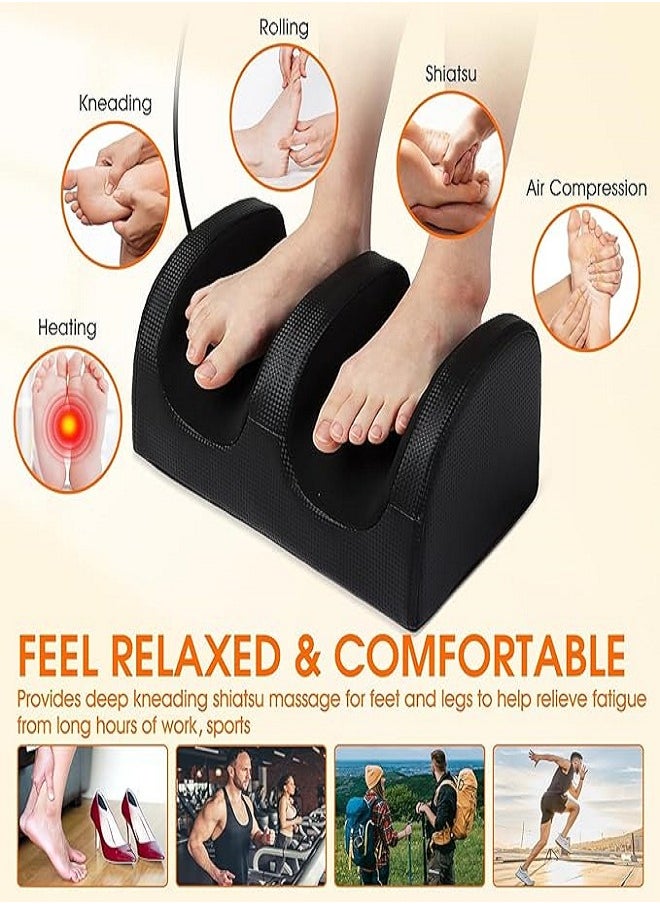 Generic - Foot Massager with Heat,Foot Massage Machine,Foot Massage Foot Sole,Electric Foot Massager with Heat,Deep Kneading Foot Massager Machine - Image 1