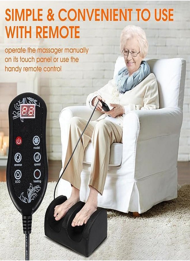 Generic - Foot Massager with Heat,Foot Massage Machine,Foot Massage Foot Sole,Electric Foot Massager with Heat,Deep Kneading Foot Massager Machine - Image 1