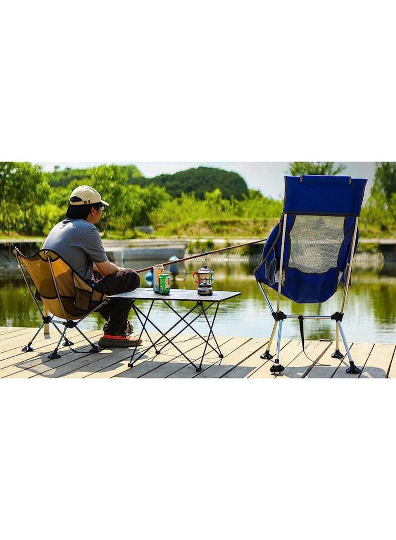 HUMJO Folding Camping Table,Portable Outdoor Coffee Table with Carry Bag - Image 3