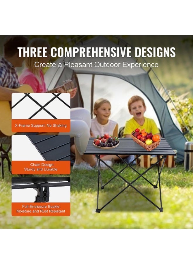 HUMJO Folding Camping Table,Portable Outdoor Coffee Table with Carry Bag - Image 2