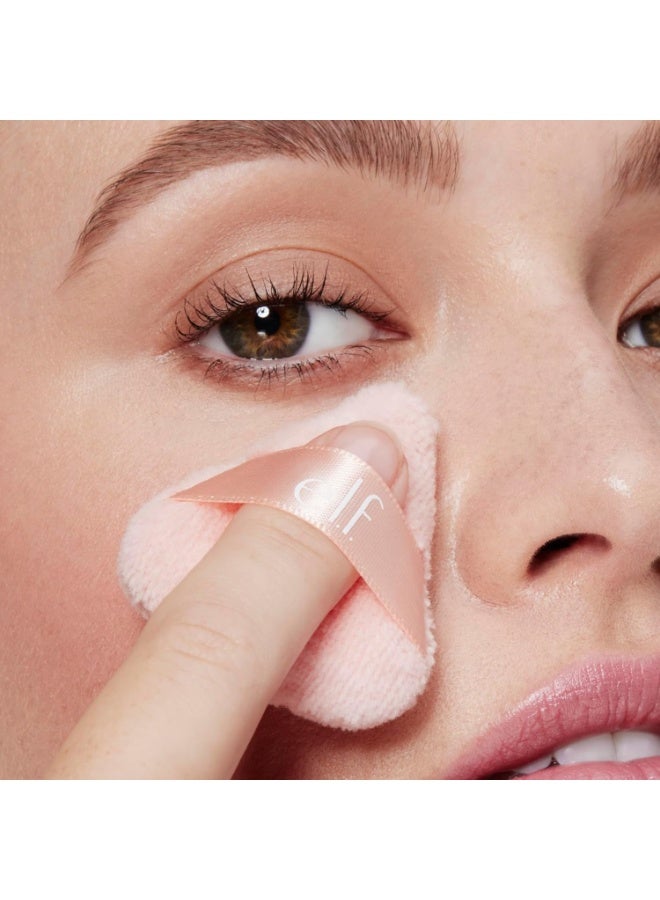 إلف منفاخ هالو جلو بينكي، بحجم الإصبع، منفاخ صغير لتطبيق البودرة السائبة والمضغوطة، ناعم، قابل لإعادة الاستخدام والغسل، نباتي وخالي من القسوة، مجموعة من 3 قطع - Image 3