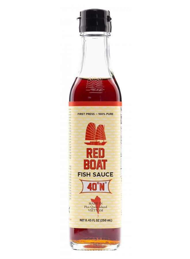 Red Boat - Fish Sauce, 8.45 Ounce - Chef’S Grade, Gluten Free, Sustainably Sourced And Artisan Processed, 100% Pure, Protein Rich, No Added Msg Or Preservatives.  - Image 2