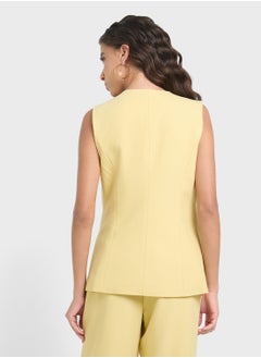 ONLY Button Detail Waistcoat  - Image 2