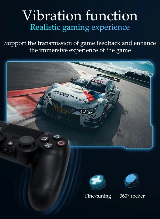 Wireless Controller For PlayStation 4,Game Controller for Ps4 with Double Vibration,Six Axis Motion Control, Compatible with Ps4/Slim/Pro Console - Image 3