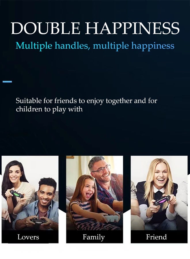 Wireless Controller For PlayStation 4,Game Controller for Ps4 with Double Vibration,Six Axis Motion Control, Compatible with Ps4/Slim/Pro Console - Image 4