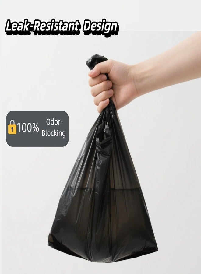Cwyza Biodegradable Black Dog Waste Bags, Extra Thick and Leak-Proof Poop Bags for Dogs&Cats,3 Rolls (45 Count) - Image 3