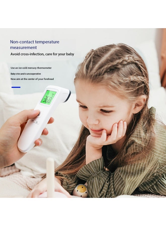 SKT Shiketro No-Touch Forehead Thermometer for Adults, Infrared Digital Thermometers for Kids, Touchless Baby Thermometer, Accurate Reading with Large Display, Mute Mode, Memory Recall, Fever Alarm (white) - Image 5