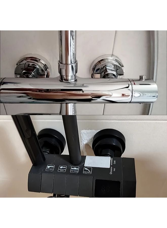 2pcs Tool Free Split Shower Head Cover Caps Easy Installation No Tools Required - Image 5