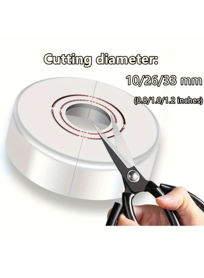 2pcs Tool Free Split Shower Head Cover Caps Easy Installation No Tools Required - Image 3