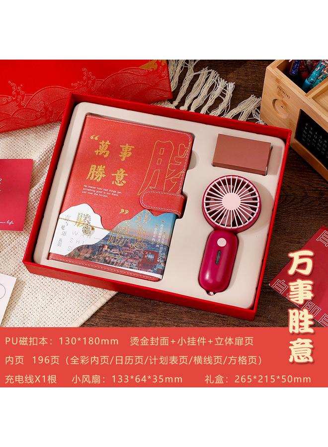 Bluejw Future Handbook Gift Box Suit Color Page Illustration Notebook Cute Girl's Heart Retro Style Notepad - Image 1