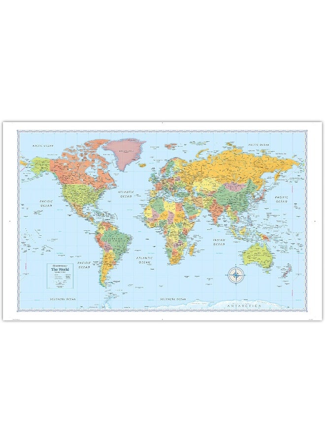 Rand McNally Signature Edition World Wall Map: Fol - Image 1