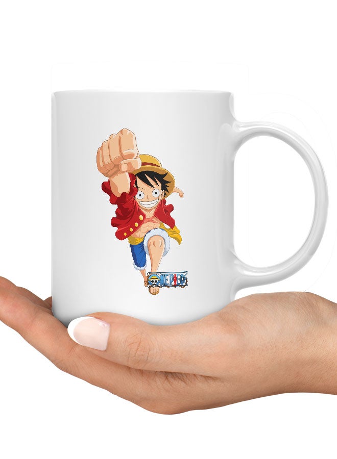 LIT One Piece Mug One Piece Mug for Coffee Monkey D. Luffy Gift Mug Straw Hat Jump Punch-Manga Fan Gift - Image 3