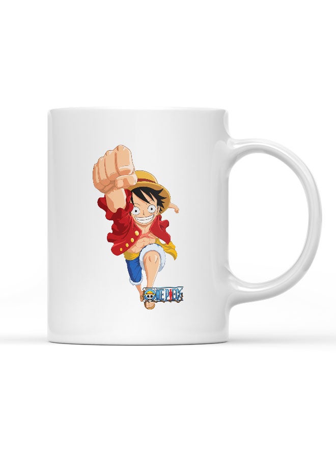 LIT One Piece Mug One Piece Mug for Coffee Monkey D. Luffy Gift Mug Straw Hat Jump Punch-Manga Fan Gift - Image 1