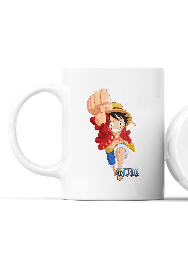 LIT One Piece Mug One Piece Mug for Coffee Monkey D. Luffy Gift Mug Straw Hat Jump Punch-Manga Fan Gift - Image 2