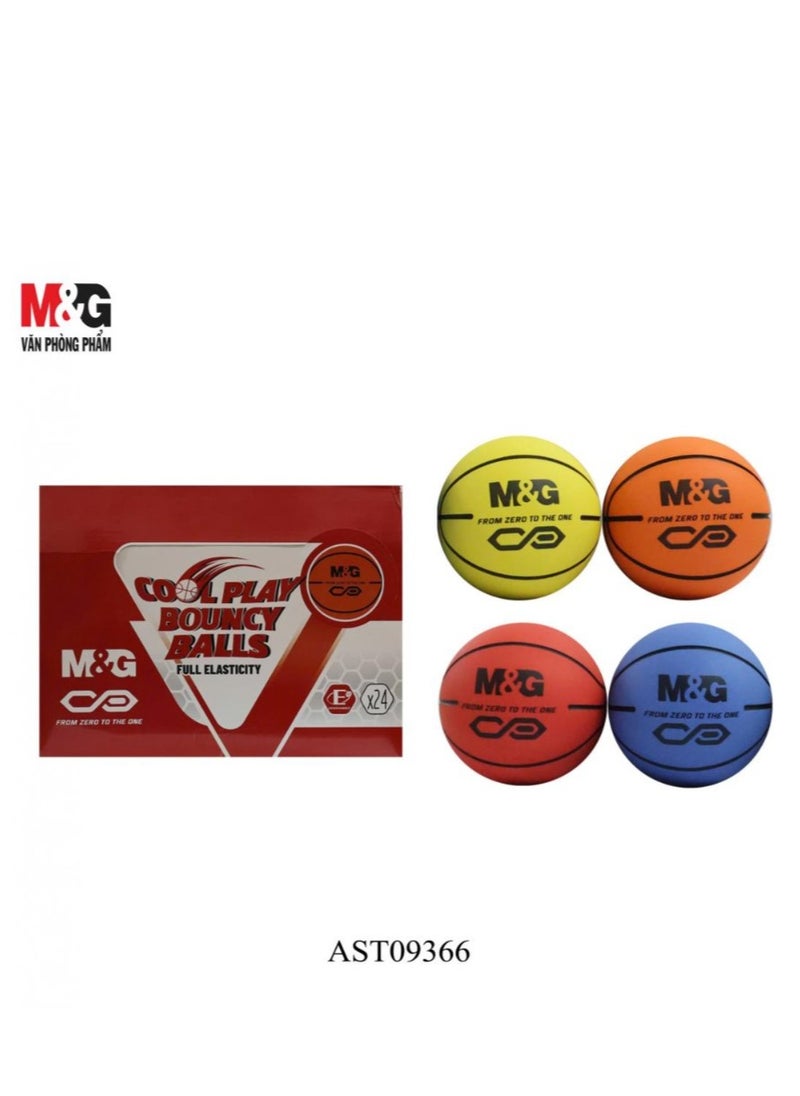 M&G M&G Chenguang Cool play Colored Bouncing Ball - 1pcs - No: AST09366 