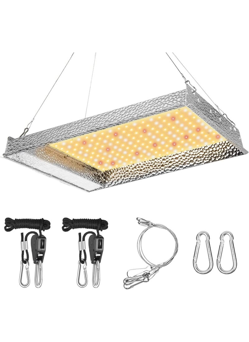 iPower iPower 2024 600W LED Grow Light Sunlike Full Spectrum Plants Lamp for Hydroponic Greenhouse Indoor Seeding Veg and Bloom 4x4 Coverage  - Image 1