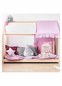 SYOSI Cute Plush Pillow Kawaii Room Decor Throw Pillow Removable Stuffed Animal Toys Fluffy Cherry Blossom Bunnies Creative Gifts for Teens Girls Kids  - Image 3