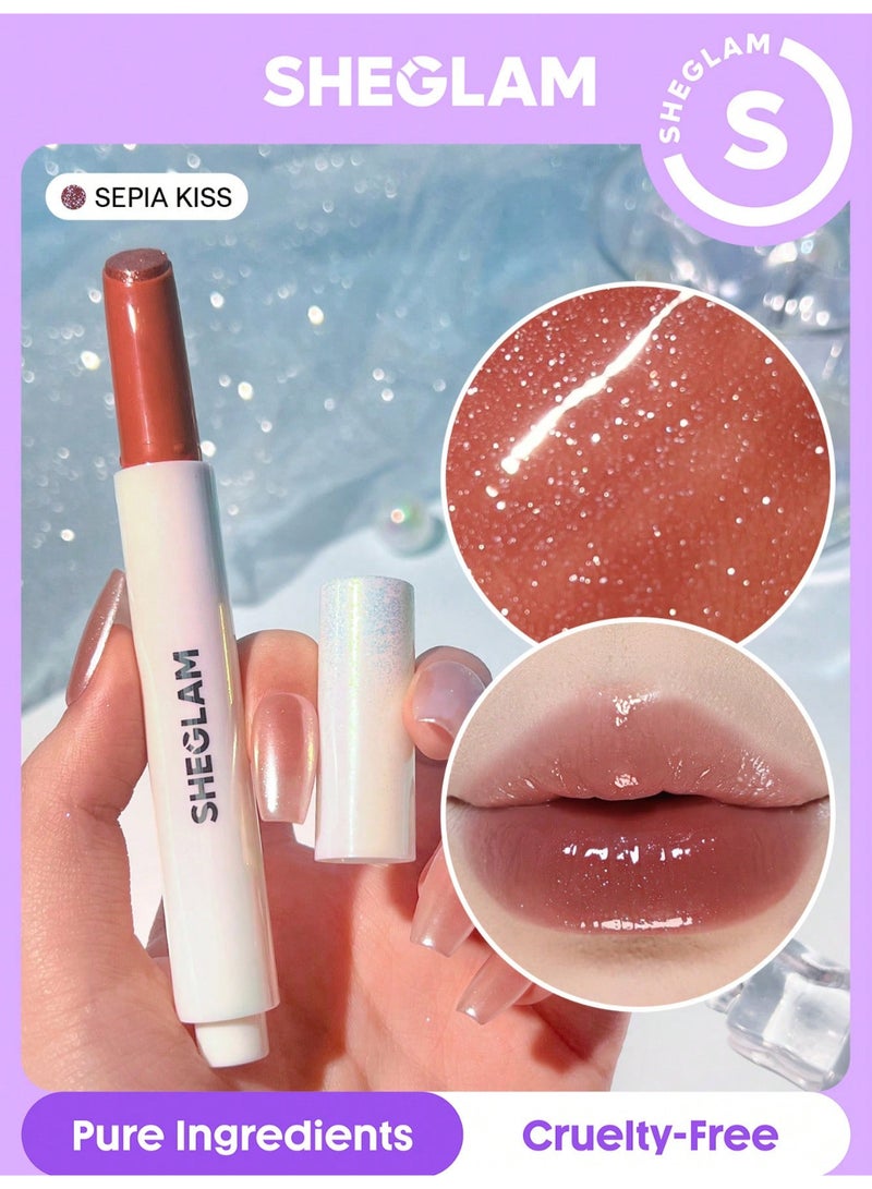 SHEGLAM SG Pout-Perfect Shimmer Lip Plumper - Sepia Kiss - Image 2