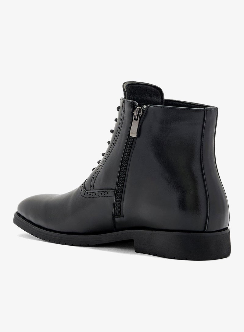 Robert Wood Oxford Formal Leather Boots Classic Design Dress Shoes for Men Everyday Wear Office Business Footwear - Image 3