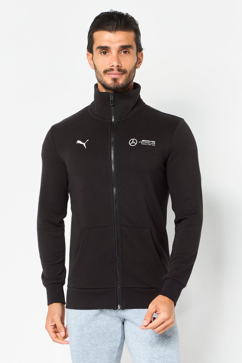 Puma x AMG Petronas Men Sportswear Fit Long Sleeve Outdoor Jacket, Black - Image 1