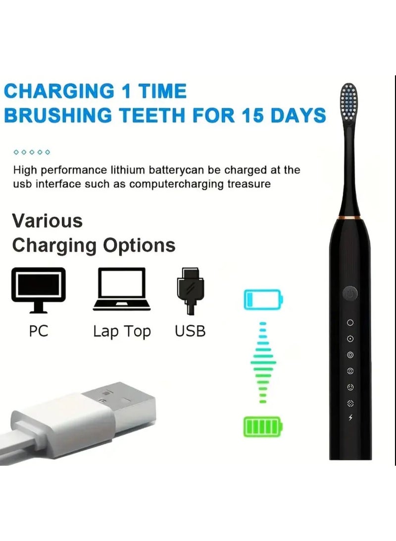 SONIC Electric Toothbrush Smart Timer 6-Speed Mode - Image 3