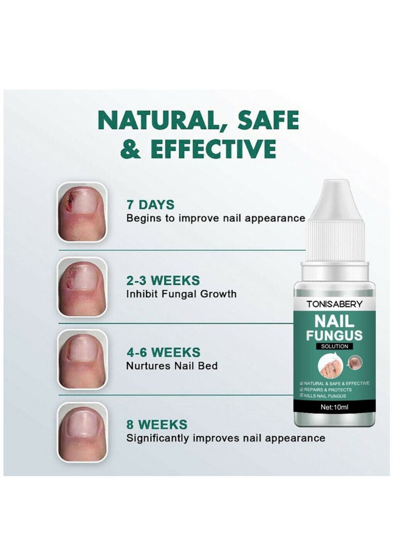 TONISABERY - Fungal Nail Repair Essence Serum Care Treatment Foot Nail Fungus Removal Serum - Image 1