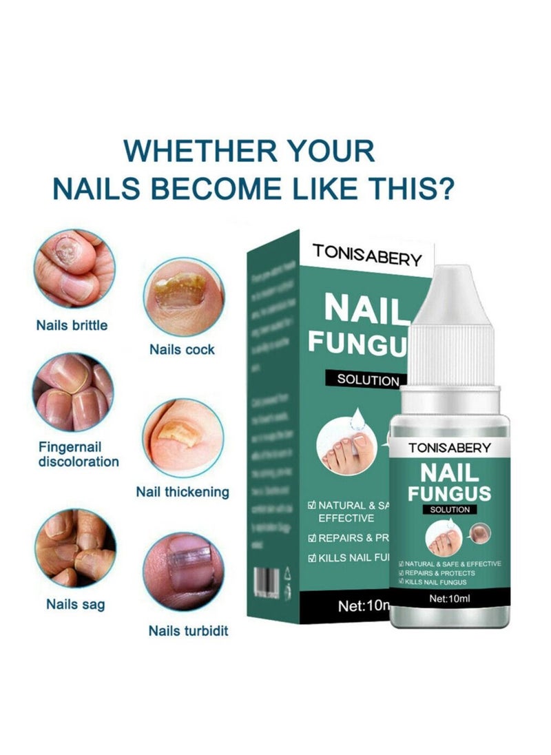 TONISABERY - Fungal Nail Repair Essence Serum Care Treatment Foot Nail Fungus Removal Serum - Image 1