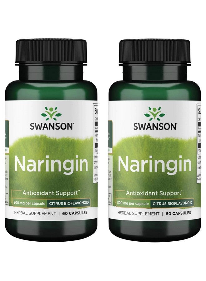 Swanson Naringin 500 Milligrams 60 Capsules (2 Pack)