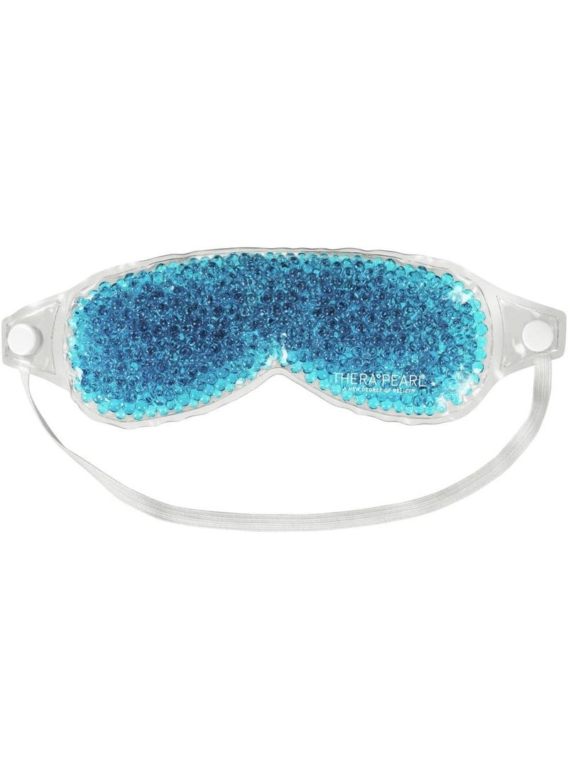 THERAPEARL Eye Mask by TheraPearl Ice Pack Flexible Gel Beads for Hot Cold Therapy for Puffy Swollen Eyes  Relaxation Non Toxic  Reusable 