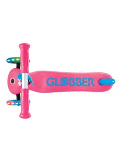 GLOBBER Globber Primo Plus Lights 3-wheel Kick Scooter in Fuchsia  - Image 2
