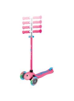 GLOBBER Globber Primo Plus Lights 3-wheel Kick Scooter in Fuchsia  - Image 4