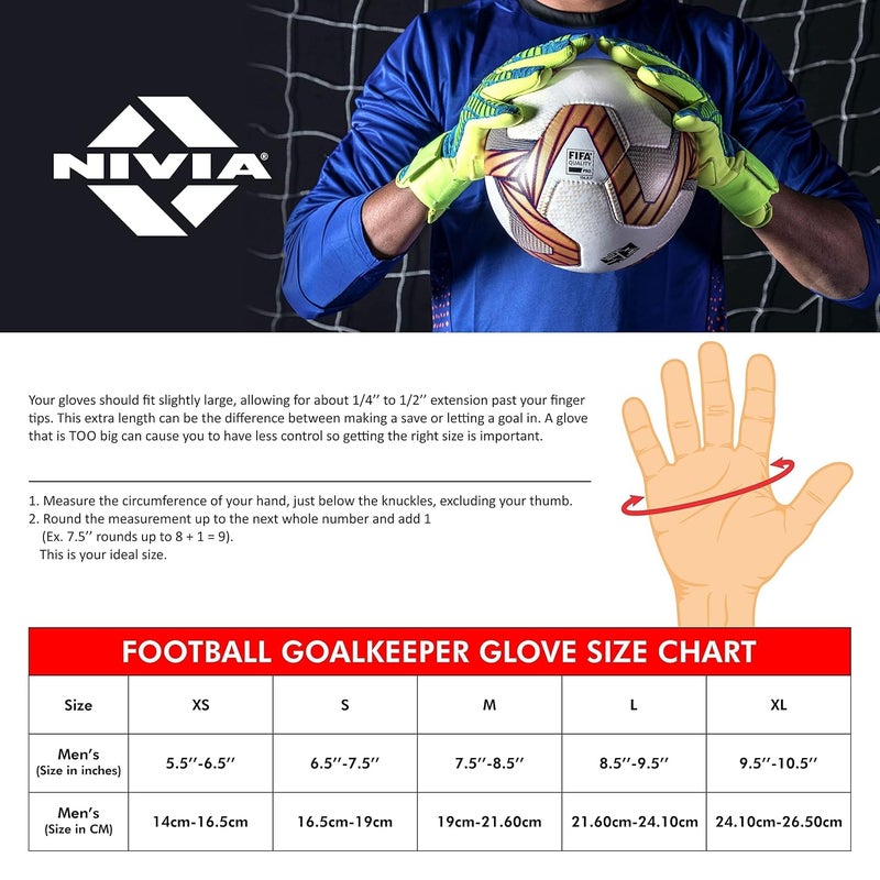 Nivia 772 Ultra Armour Goalkeeper Gloves - Image 4