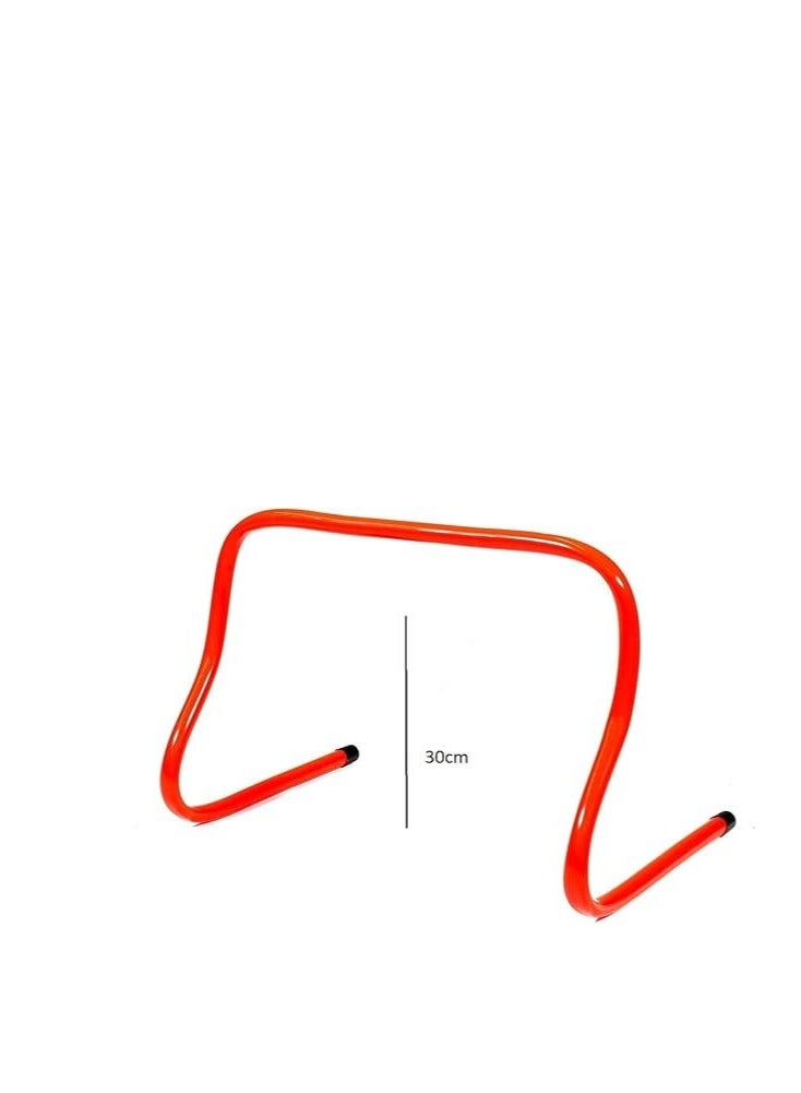 Generic 6 pic Detachable Agility Training Hurdles- Sports Practice Equipment for Athletes, Soccer, Basketball, Football,or Plyometric Training, 30cm  - Image 1