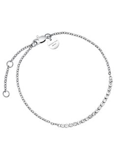 RoseField Rosefield Tennis Crystal Clear Bracelet Silver - JBTCS-J910  - Image 1