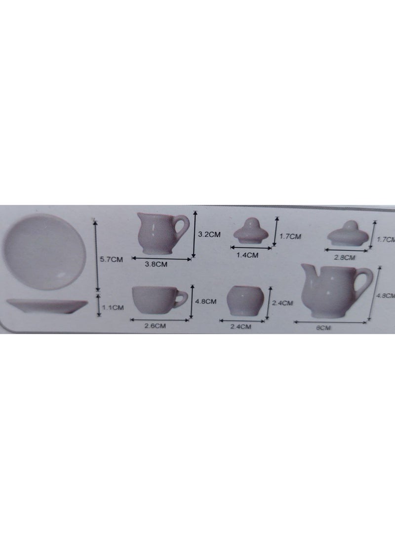 مجموعة تلوين طقم الشاي للبنات والولاد - طقم شاي سيراميك للتلوين علبه) 15قطعة) تتضمن 5 علب تلوين تاتي باللوان متعددة - لعبة مجموعة تلوين عدة الشاي للاطفال – طقم شاي لعبة اطفال - لعب تلوين طقم فناجين الشاي- العاب طقم شاي للاطفال يمكنك تلوينة بنفسك –العاب اطقم فناجين شاي لتسلية البنات و الاولاد – هدية مناسبة لعيد الميلاد والانشطة المدرسية – العاب تلوين - Image 2