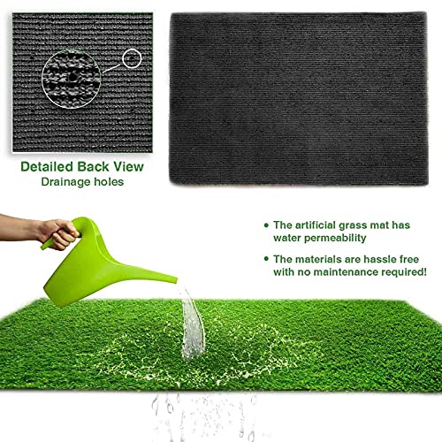FRESH FROM LOOM 35 mm High Density Premium Lawn Turf | Artificial Grass Carpet Mat | Indoor & Outdoor Use Mats | Washable, Dust & Waterproof | Skin Friendly (Size - 3 x 4 feet) - Image 5