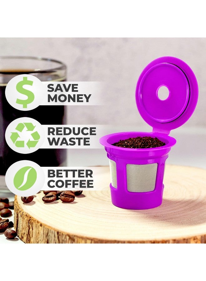 بيرفيكت بود مرشحات قهوة Perfect Pod Cafe Save القابلة لإعادة الاستخدام K Cup Pod - كبسولات قهوة قابلة لإعادة التعبئة مع مصفاة شبكية مدمجة للاستخدام مع ماكينات صنع القهوة ذات الكوب الواحد Keurig & Select، عبوة من 6 قطع - Image 2