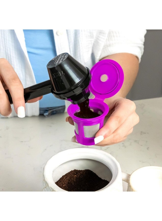 بيرفيكت بود مرشحات قهوة Perfect Pod Cafe Save القابلة لإعادة الاستخدام K Cup Pod - كبسولات قهوة قابلة لإعادة التعبئة مع مصفاة شبكية مدمجة للاستخدام مع ماكينات صنع القهوة ذات الكوب الواحد Keurig & Select، عبوة من 6 قطع - Image 5