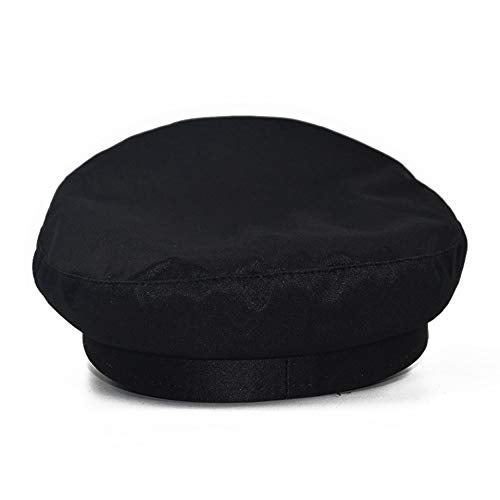 ASTOC Classic Chauffeur Hat For Men Women Unisex Captain Sailor Hat Newsboy Cap Costume Hats (Us  Alpha  One Size  Black) - Image 2