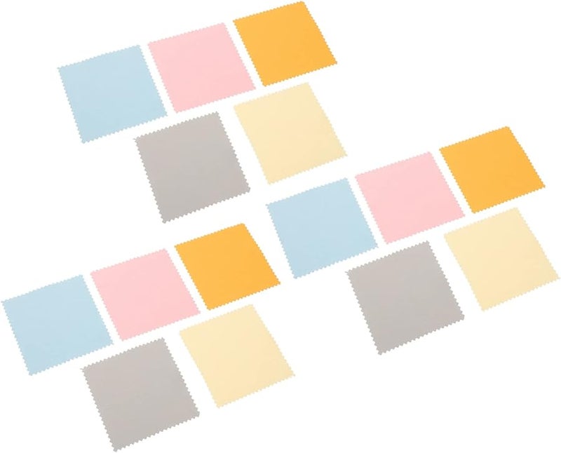 STOBOK 15Pcs Silver Jewelry Polishing Cloths Reusable Cleaning Kit for All Jewelry Care - Image 2