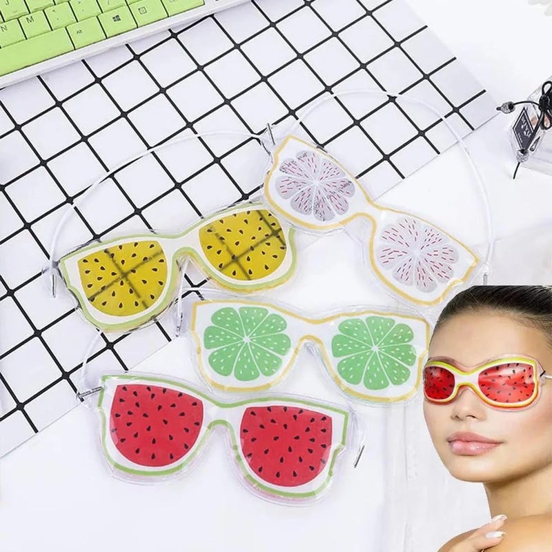 Medical Eye Mask with Fruit Gel Pouch - Comfortable Sleep and Radiant Skin! - Generic