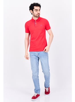 Men Regular Fit Short Sleeve Embroidered Logo Polo T-Shirt, Red - pzsku/Z09231AEEB0C06589F7EAZ/45/_/1737641993/735117d9-1e87-4f02-be8e-3caa93da4137