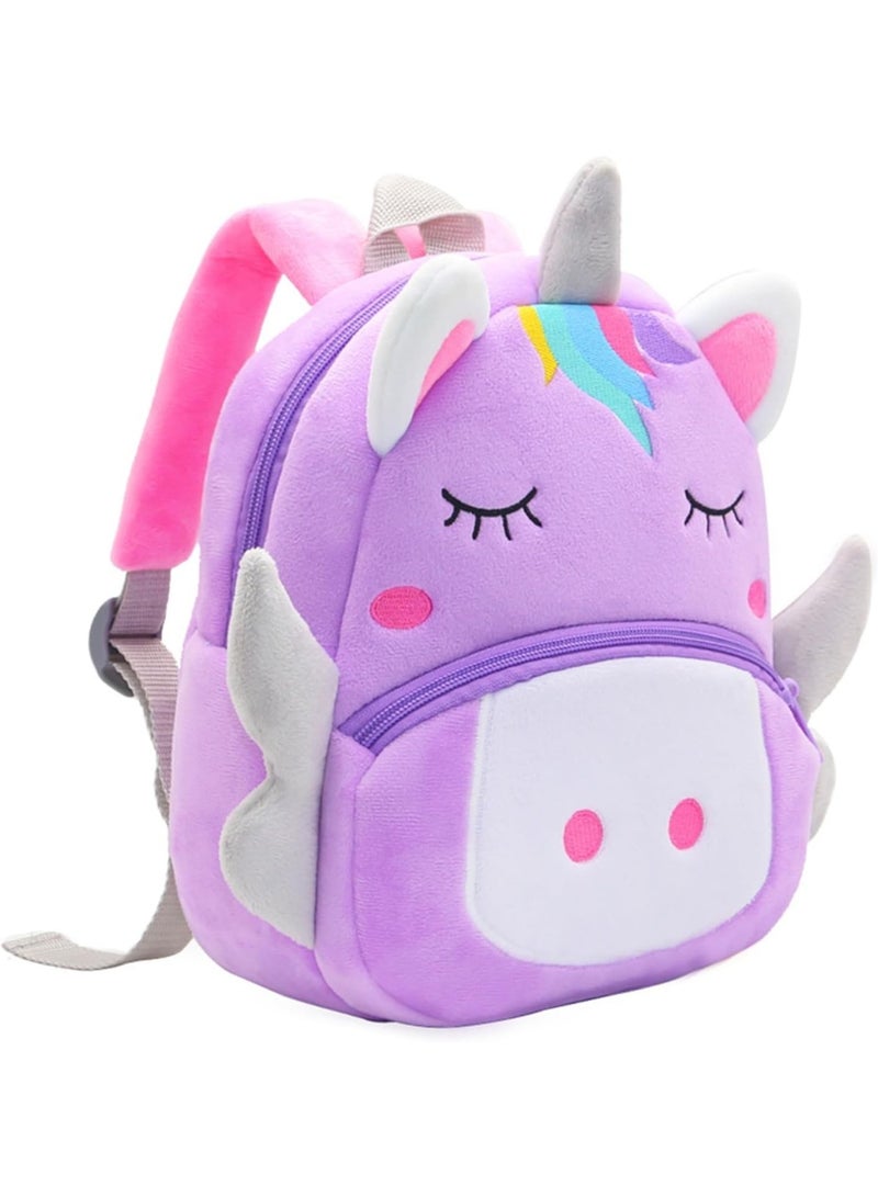 KAKOO Toddler Kids Backpacks Cute Plush Animal Backpack,Mini School Bag for Kids Age 2-6 Years - Image 1