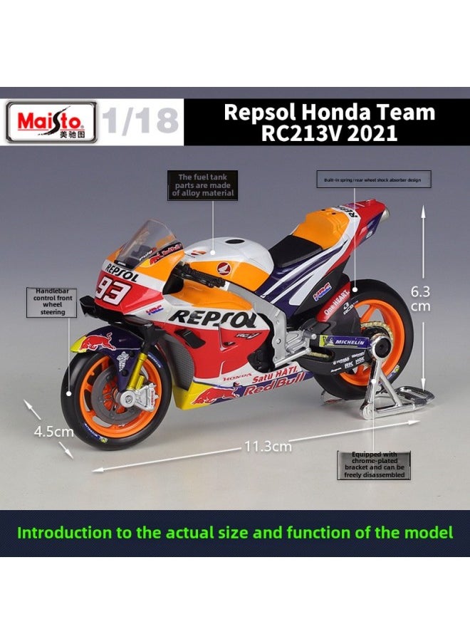 Meichi Figure 1:18 Honda HONDA 2021 RC213V Racing Simulation Alloy Motorcycle Finished Model-Colour:Ducati Pramac Team No. 89 - pzsku/Z092325EE695903DBC0A0Z/45/_/1741676490/9f36fad1-4a9d-41cd-a059-4c384cf83082