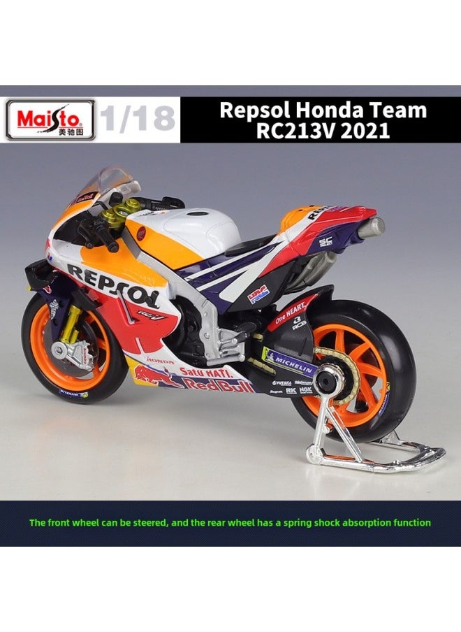 Meichi Figure 1:18 Honda HONDA 2021 RC213V Racing Simulation Alloy Motorcycle Finished Model-Colour:Ducati Pramac Team No. 89 - pzsku/Z092325EE695903DBC0A0Z/45/_/1741676494/fdda830c-9b45-4986-a22d-a5a86719b8ab