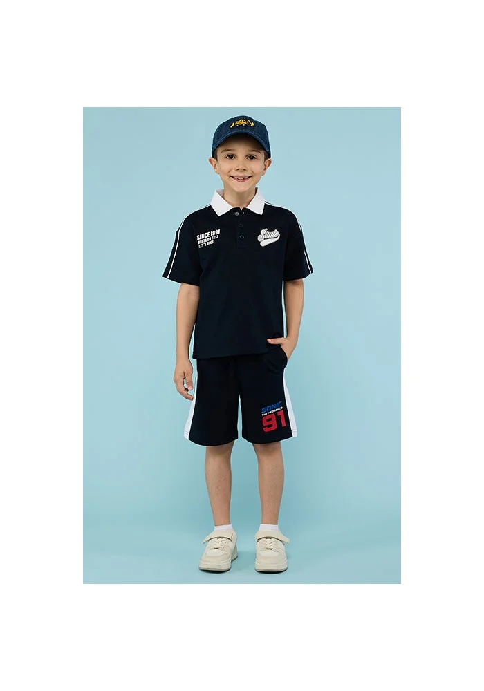 أر أند بي Printed Shorts with Drawstring Waist